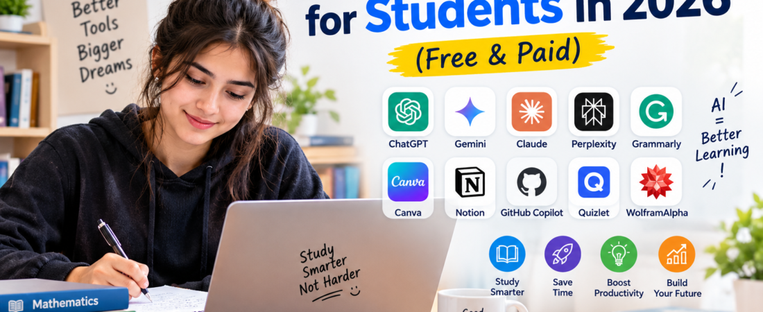 15 Best AI Tools for Students in 2026 (Free & Paid)