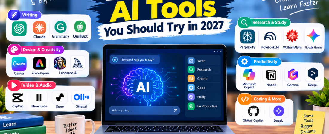 20 Best Free AI Tools You Should Try in 2027